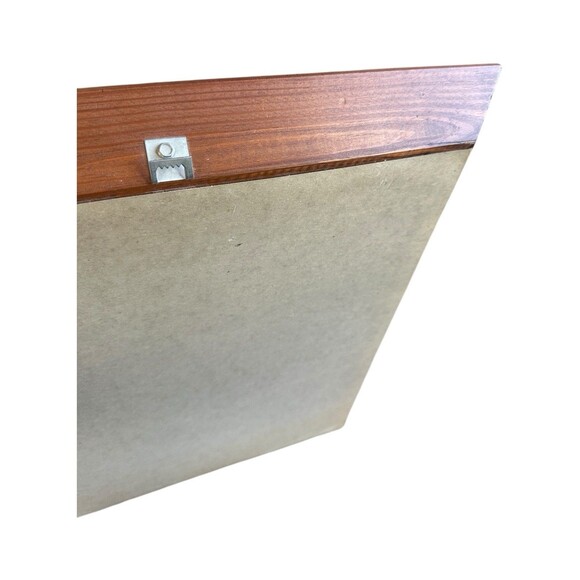 Margaret Keane A Little Kiss Big Eyes Boy Girl Framed MCM Vintage Art - Picture 15 of 16